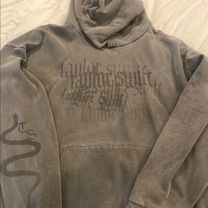 Gray Hoodie with Graphic Design